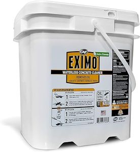 CAF Outdoor Cleaning EXIMO Waterless Concrete Cleaner, Oil Stain Remover for Driveway, Garage Floor, Basement and Walkway Surfaces, Natural Concrete Cleaner Powder Treatment, 36 lb Container Retail $240
