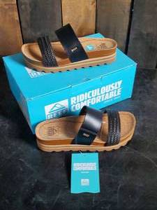 New Reef Womens Cushion Vista Hi Sandals Size 7