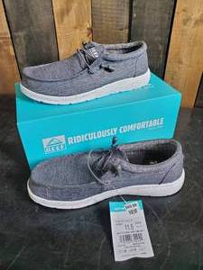New Reef Mens Cushion Coast Tx Slip Ons Size 11.5