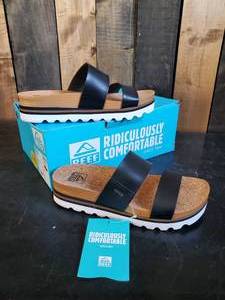 New Reef Womens Cushion Vista Hi Sandals Size 7