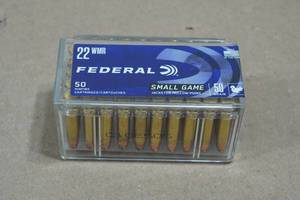 50 Federal .22 WMR 50 Gr JHP Ammo