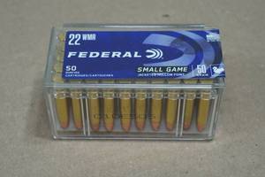 50 Federal .22 WMR 50 Gr JHP Ammo