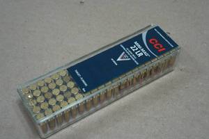 100 CCI Mini Mag .22 LR 40 Gr Plated RN Ammo