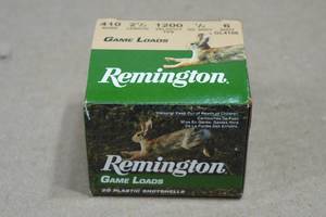 20 Remington Game Loads .410 Bore 2-12 6 Shot Shotshells