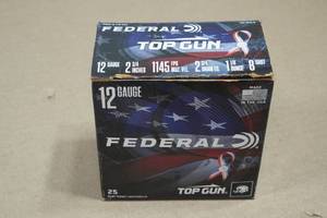 25 Federal Top Gun 12 Gauge 2-34 8 Shot Shotshells