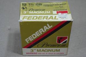 21 Federal Premium 12 Gauge 3 Magnum BB Shot Shotshells