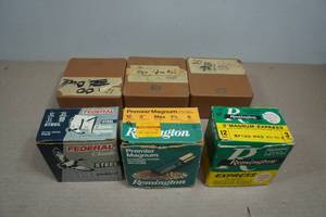 Assorted 12 Gauge Shotshells with Cases