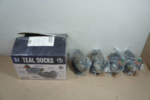 4-Pack Cupped Waterfowl Teal Duck Decoys