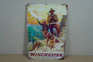 Vintage Style Winchester Metal Sign
