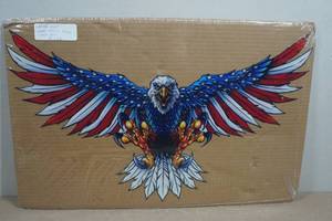 Laser Cut Metal American Eagle Wall Art
