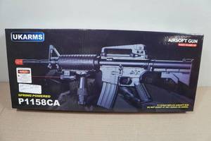 UKArms P1158CA Spring Powered Airsoft Gun with Laser