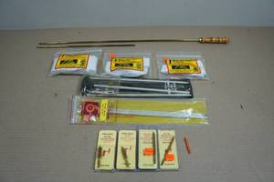 Assorted Cleaning Rods and Accessories