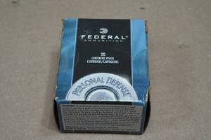 20 Federal Personal Defense .32 H&R Mag 85 Gr JHP Ammo