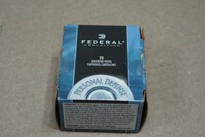 20 Federal Personal Defense .32 H&R Mag 85 Gr JHP Ammo