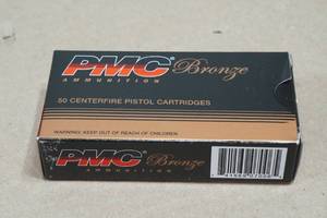 50 PMC Bronze .380 Auto 90 Gr FMJ Ammo