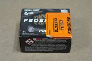20 Federal Personal Defense .45 Auto 230 Gr Punch JHP Ammo