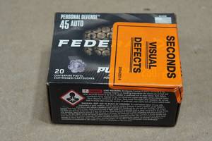 20 Federal Personal Defense .45 Auto 230 Gr Punch JHP Ammo