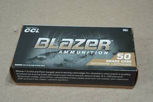 50 CCI Blazer Brass 9mm Luger 124 Gr FMJ Ammo