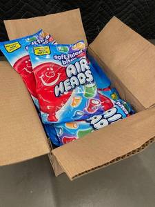 DE 2 - AirHeads Soft Filled Bites - 6oz Peg Bag - 12 Pack