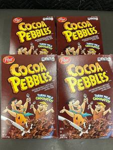 CO 3 - Post Cocoa Pebbles Cereal - 11 Oz (4 Boxes)