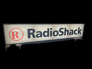 Vintage Radio Shack Store Sign 20 Feet Long
