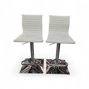 2 Contemporary Adjustable Height Stools