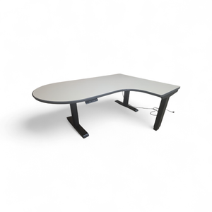 Herman Miller Peninsula Top Power Desk with Memory Settings retails new for $2177 and measures 64 x 46