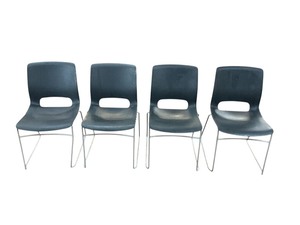 4 Stacking Chairs
