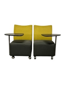 Herman Miller Celeste Tablet Lounge Chair Set of 2