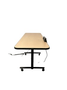 Blond Collapsible folding table