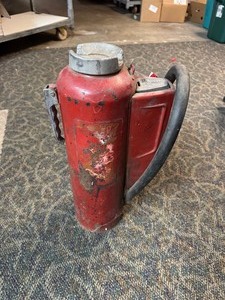 Vintage Ansul Dry Chemical Fire Extinguisher 20-B Big Red Pressure Cartridge