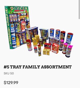 FIREWORKS #5 TRAY FAMILY ASSORTMENT