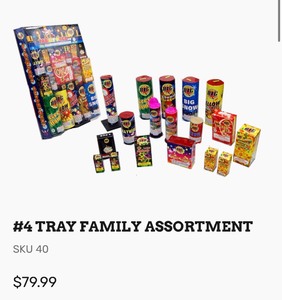 FIREWORKS #4 TRAY FAMILY ASSORTMENT