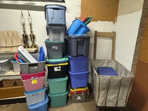 Canvas Basket Bulk Truck & Bins