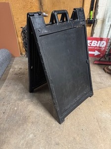 Black Signicade Deluxe A-Frame Sign