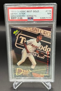 Derek Jeter RC PSA 7 NM 1993 Classic Best Gold #115 Rookie Baseball Card