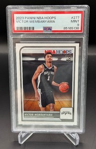 Victor Wembanyama RC PSA 9 Mint 2023 NBA Hoops #277 Rookie Basketball Card