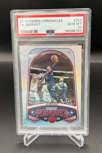 Ja Morant RC PSA 10 Gem Mint 2019 Chronicles #253 Rookie Basketball Card