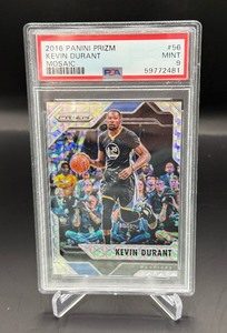 Kevin Durant PSA 9 Mint 2016 Prizm Mosaic #56 Basketball Card