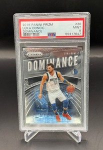 Luka Doncic PSA 9 Mint 2019 Prizm Dominance #20 Basketball Card