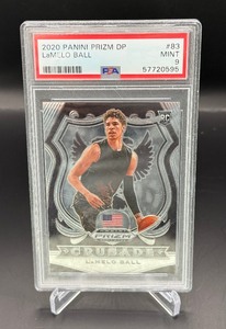 LaMelo Ball RC PSA 9 Mint 2020 Prizm Draft Picks Crusade #83 Basketball Card