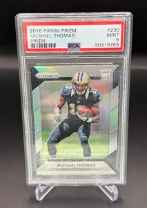 Michael Thomas RC PSA 9 Mint 2016 Prizm #230 Football Card