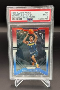 Michael Porter Jr. PSA 9 Mint 2019 RedWhiteBlue Prizm #88 Basketball Card
