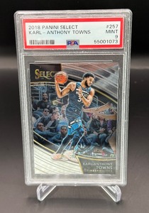 Karl-Anthony Towns PSA 9 Mint 2018 Select #257 Basketball Card