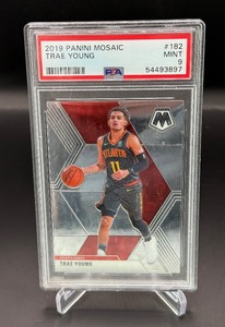 Trae Young PSA 9 Mint 2019 Mosaic #182 Basketball Card