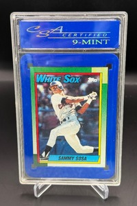 Sammy Sosa RC Graded 9 Mint 1990 Topps #692 Rookie Baseball Card