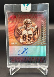 Chad Ochocinco Johnson Auto 35 2020 Illusions Pioneer Penmanship #PPS Numbered 2535 Football Card