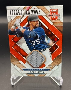 Royce Lewis Relic 2020 Elite Extra Edition Prospect Materials #PM-RL Minnesota Twins Baseball Card