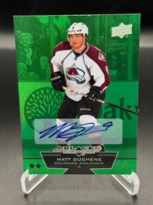 Matt Duchene Auto 10 2012-13 Black Diamond Hockey Green #120 Numbered 0710 Hockey Card