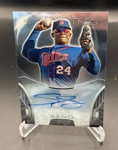 Miguel Sano Auto 2013 Bowman Sterling #BSAP-MS Minnesota Twins Baseball Card